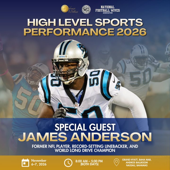 Special guest James Anderson, former ten-year NFL linebacker